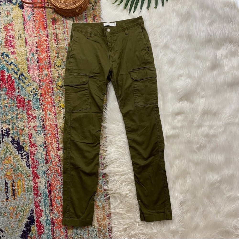 BP Green Casual Cargo Pants Size 29